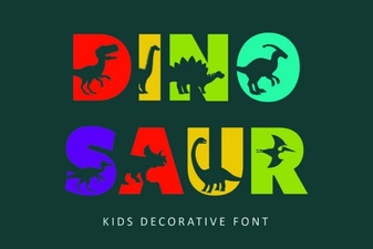 Dinosaur Font Styles for Modern Designs