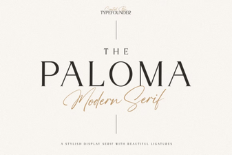 The Paloma Font for Elegant Brand Design
