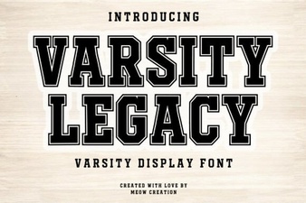 Design Your Projects with the Varsity Legacy Font